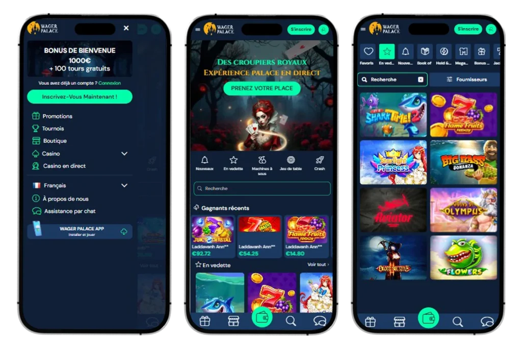 WagerPalace Casino app